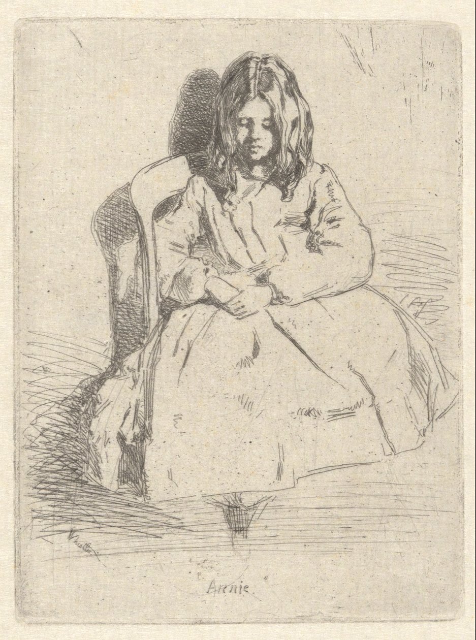 Annie, siddende af James Abbott McNeill Whistler