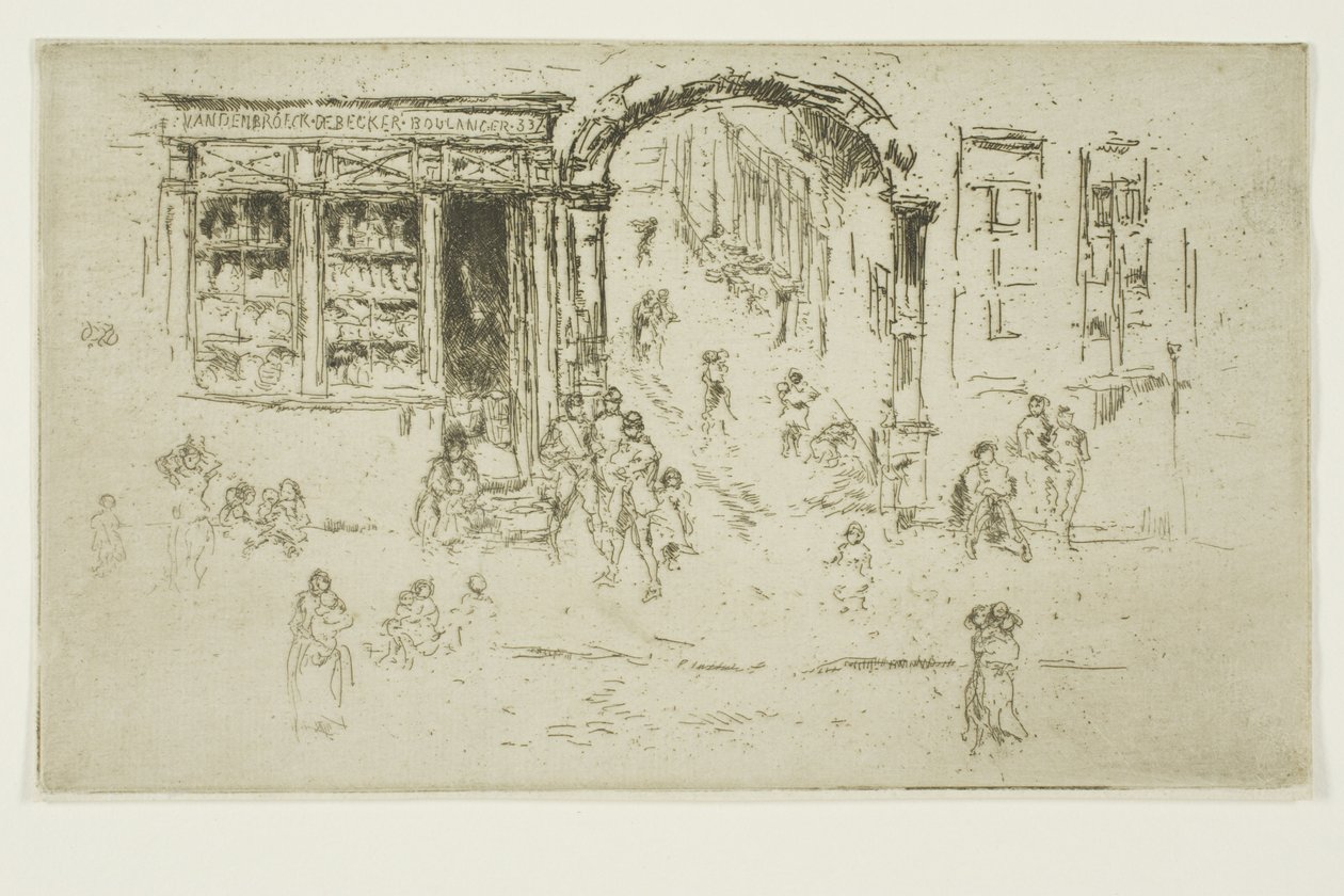 Archway, Bruxelles af James Abbott McNeill Whistler