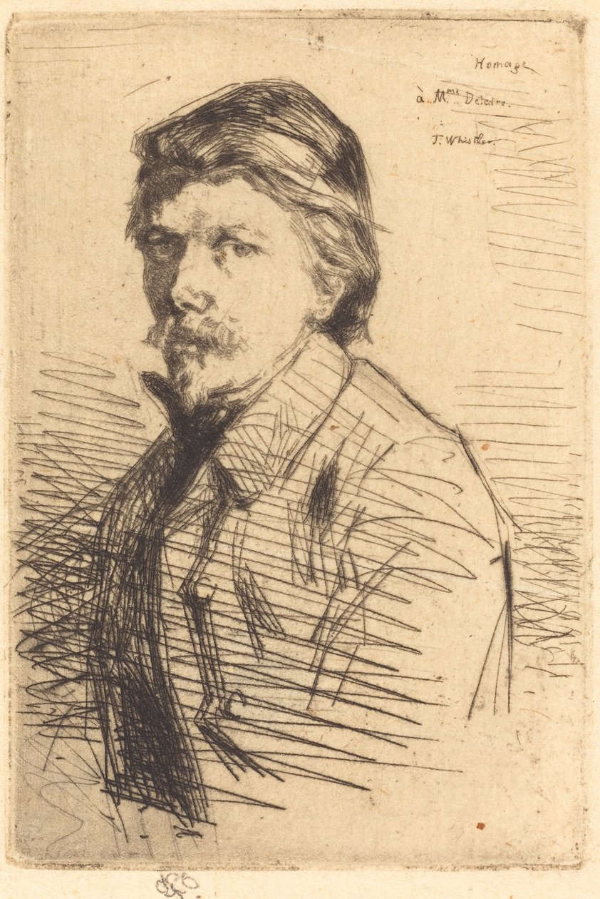 August Delatre af James Abbott McNeill Whistler