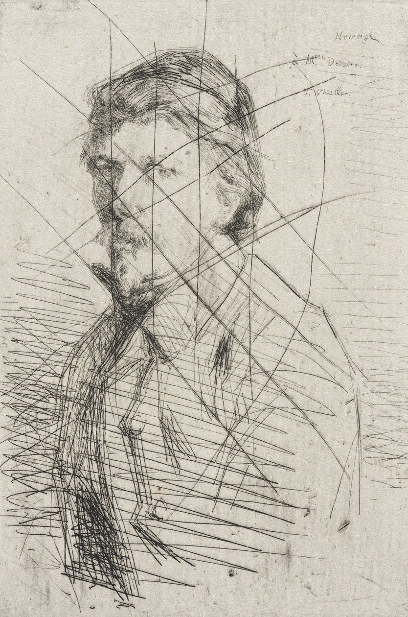 August Delatre af James McNeill Whistler