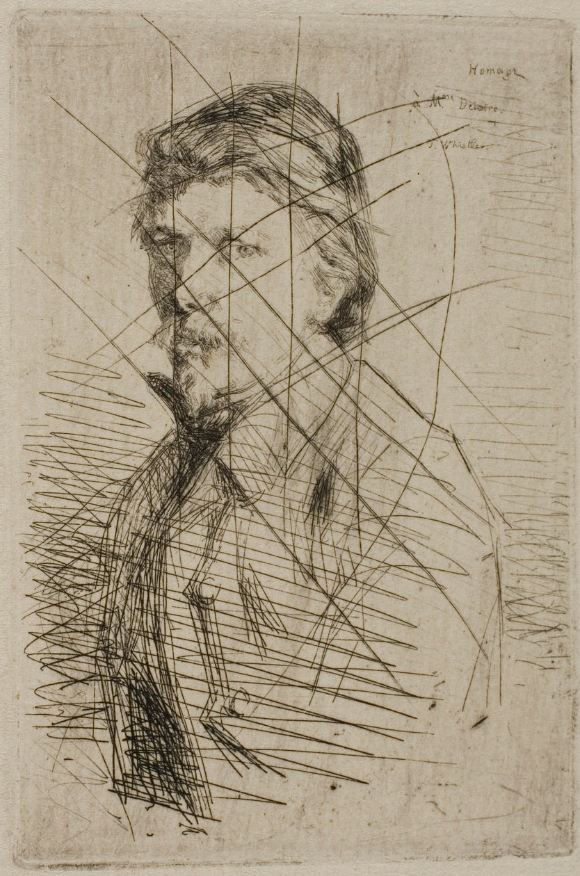 Auguste Delâtre, Bogtrykker af James McNeill Whistler
