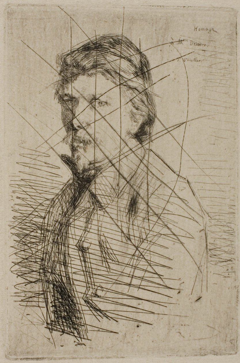 Auguste Delâtre, Bogtrykker af James Abbott McNeill Whistler