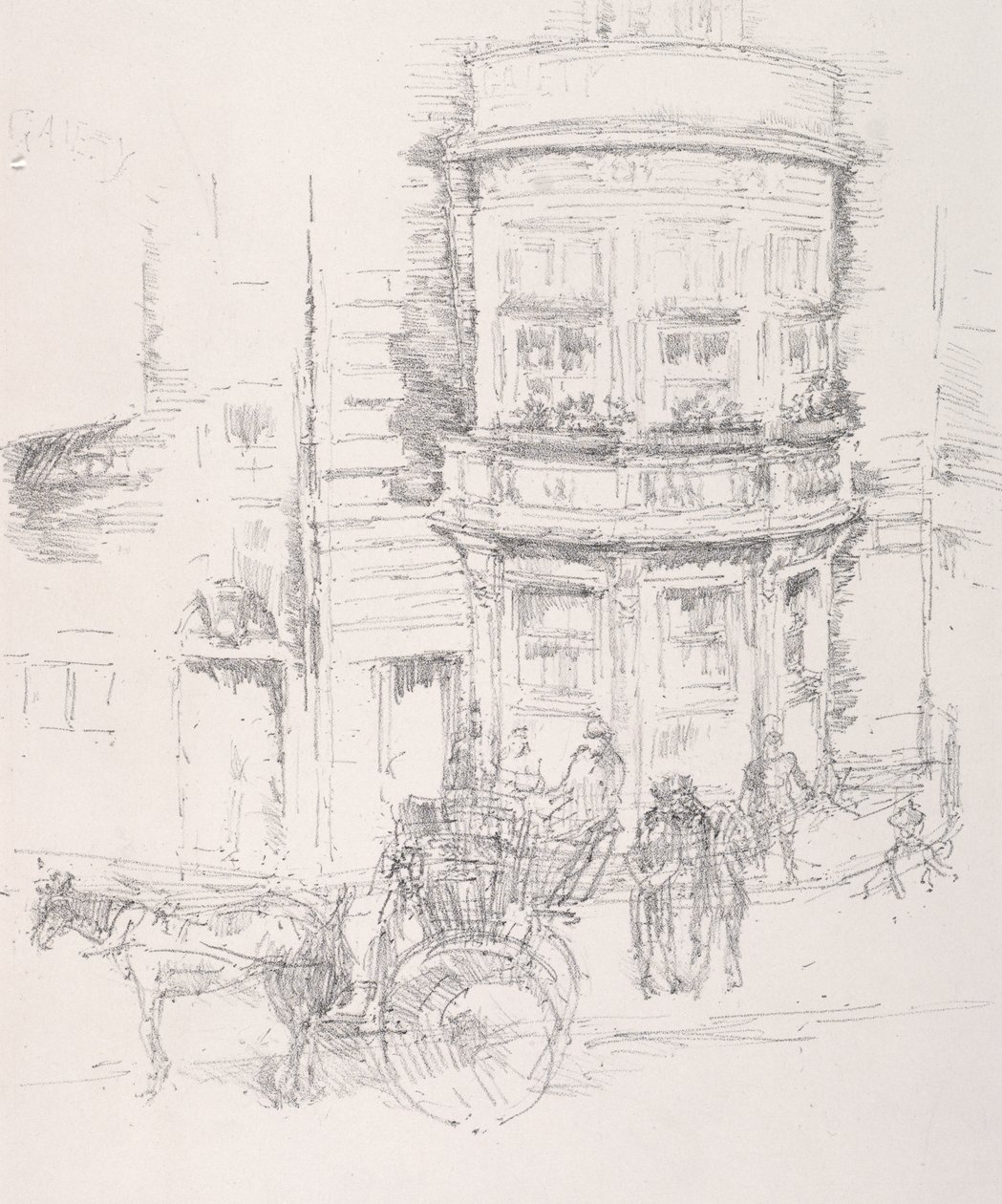 Bagsiden af Gaiety Theatre af James McNeill Whistler