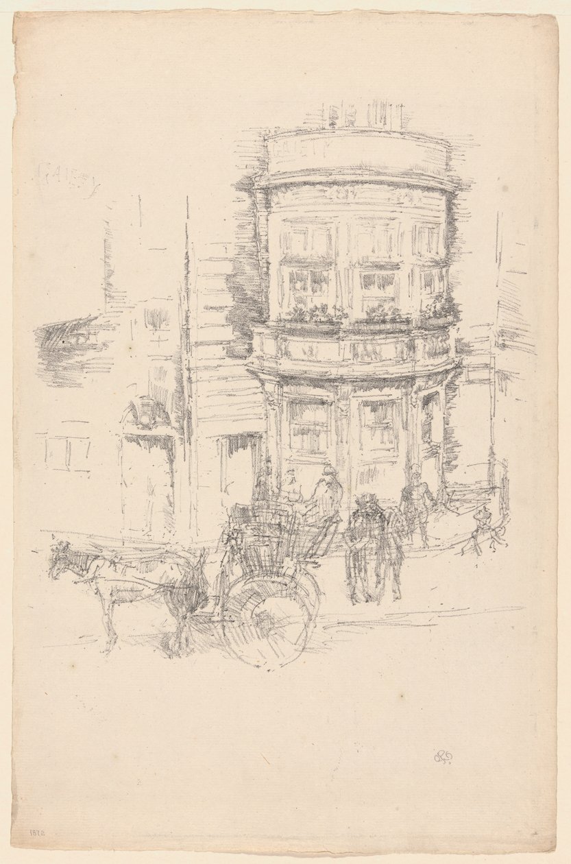 Bagsiden af Gaiety Theatre af James Abbott McNeill Whistler