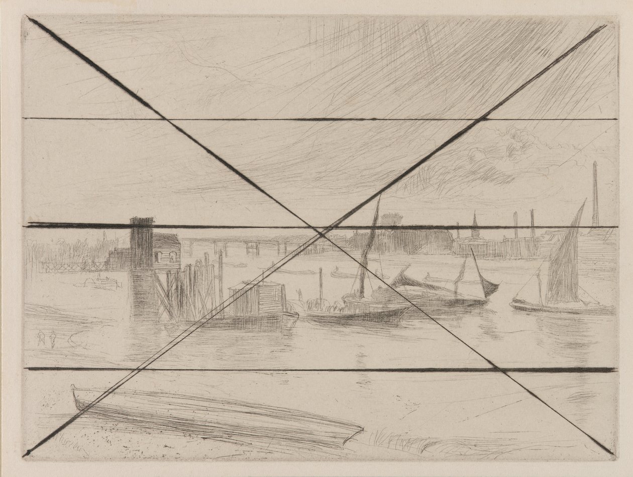 Battersea Dawn (Cadogan Pier) af James Abbott McNeill Whistler