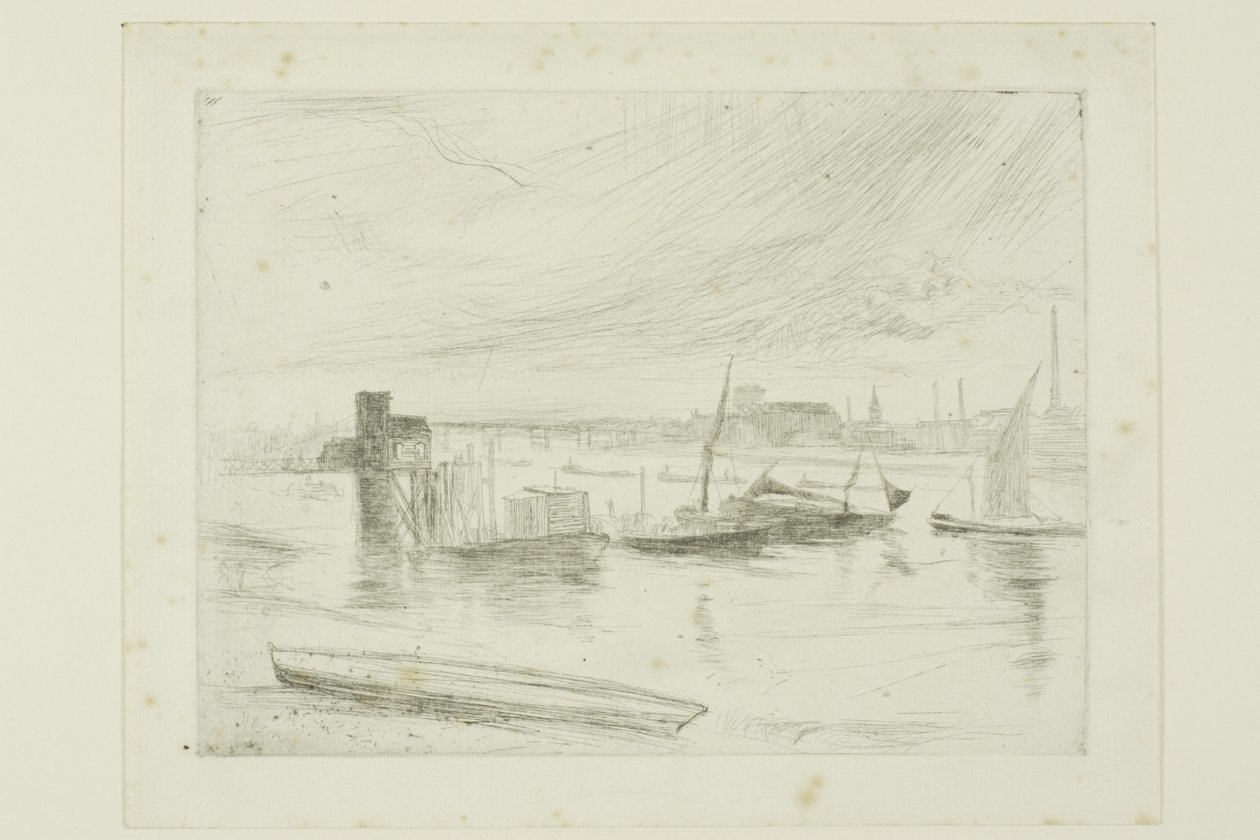 Battersea Dawn (Cadogan Pier) af James Abbott McNeill Whistler
