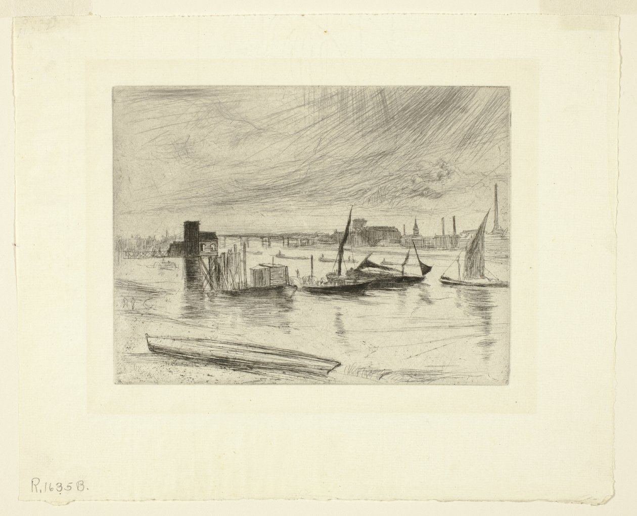 Battersea Dawn (Cadogan Pier) af James Abbott McNeill Whistler