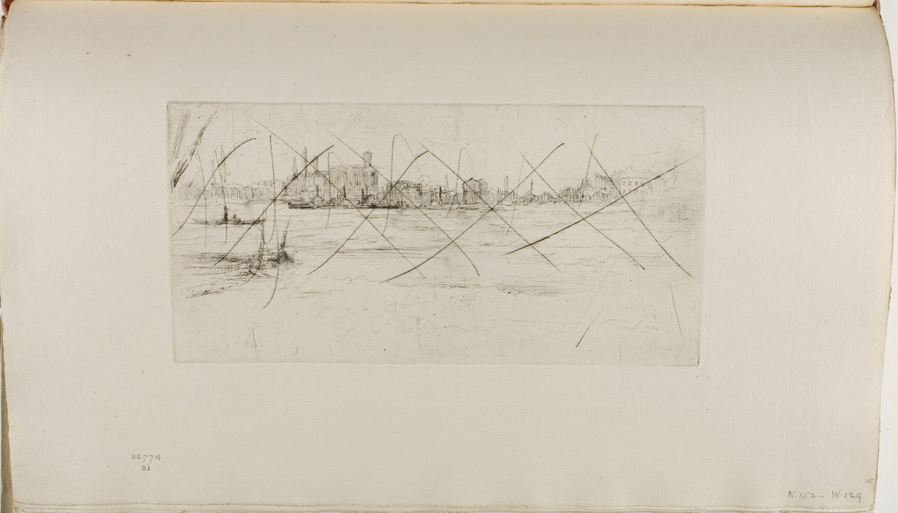 Battersea: Tidlig morgen af James Abbott McNeill Whistler