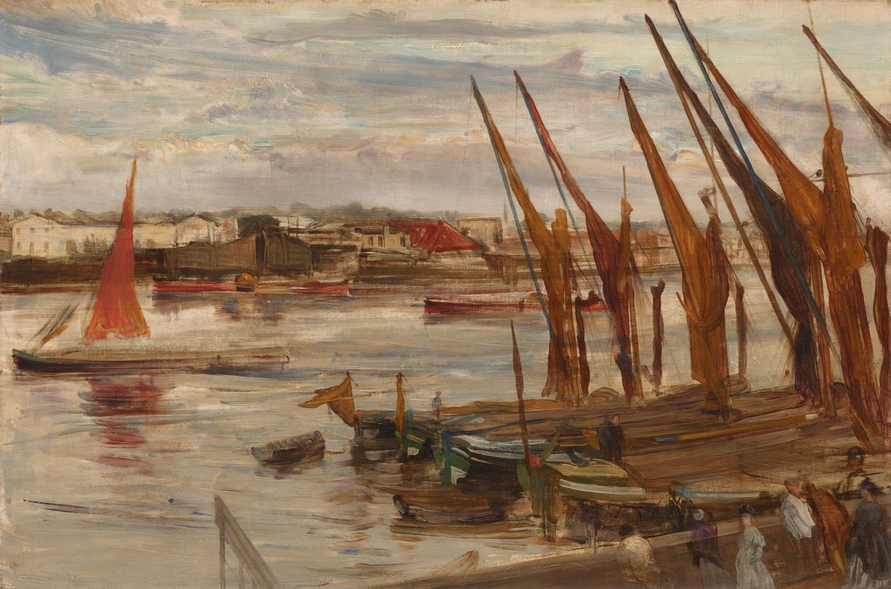 Battersea Reach af James McNeill Whistler