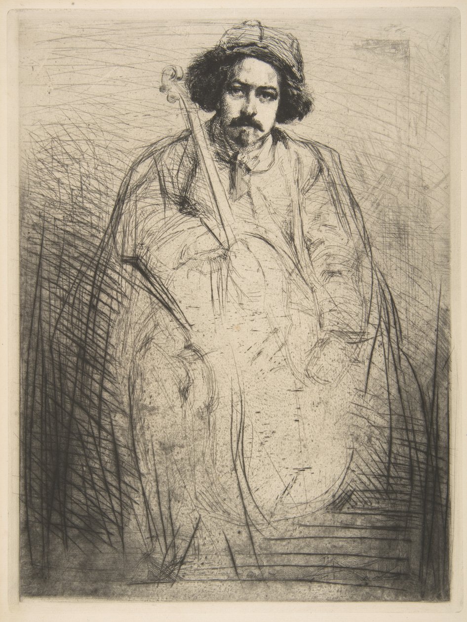 Becquet (J. Becquet, billedhugger) af James McNeill Whistler