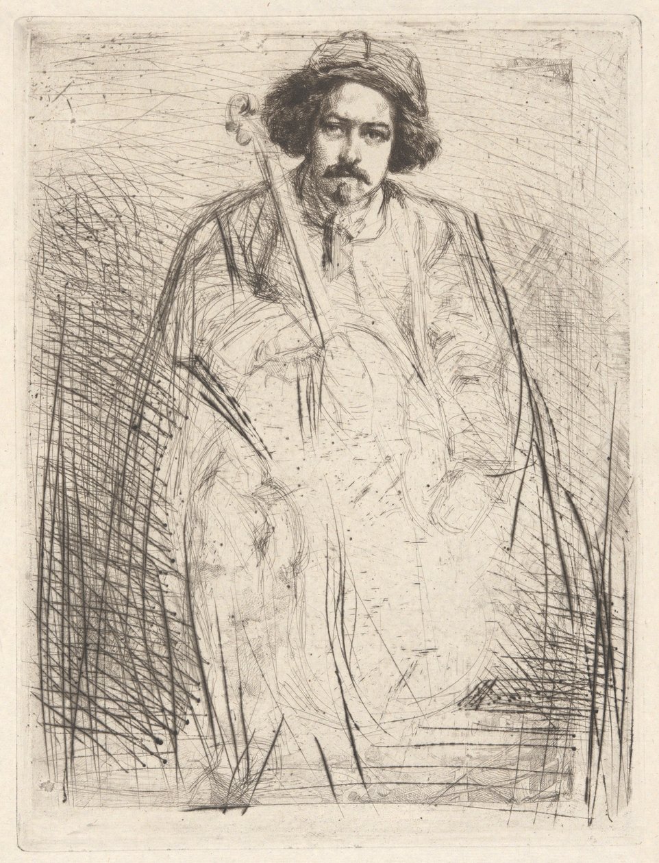 Becquet (Spillemanden), fra af James Abbott McNeill Whistler