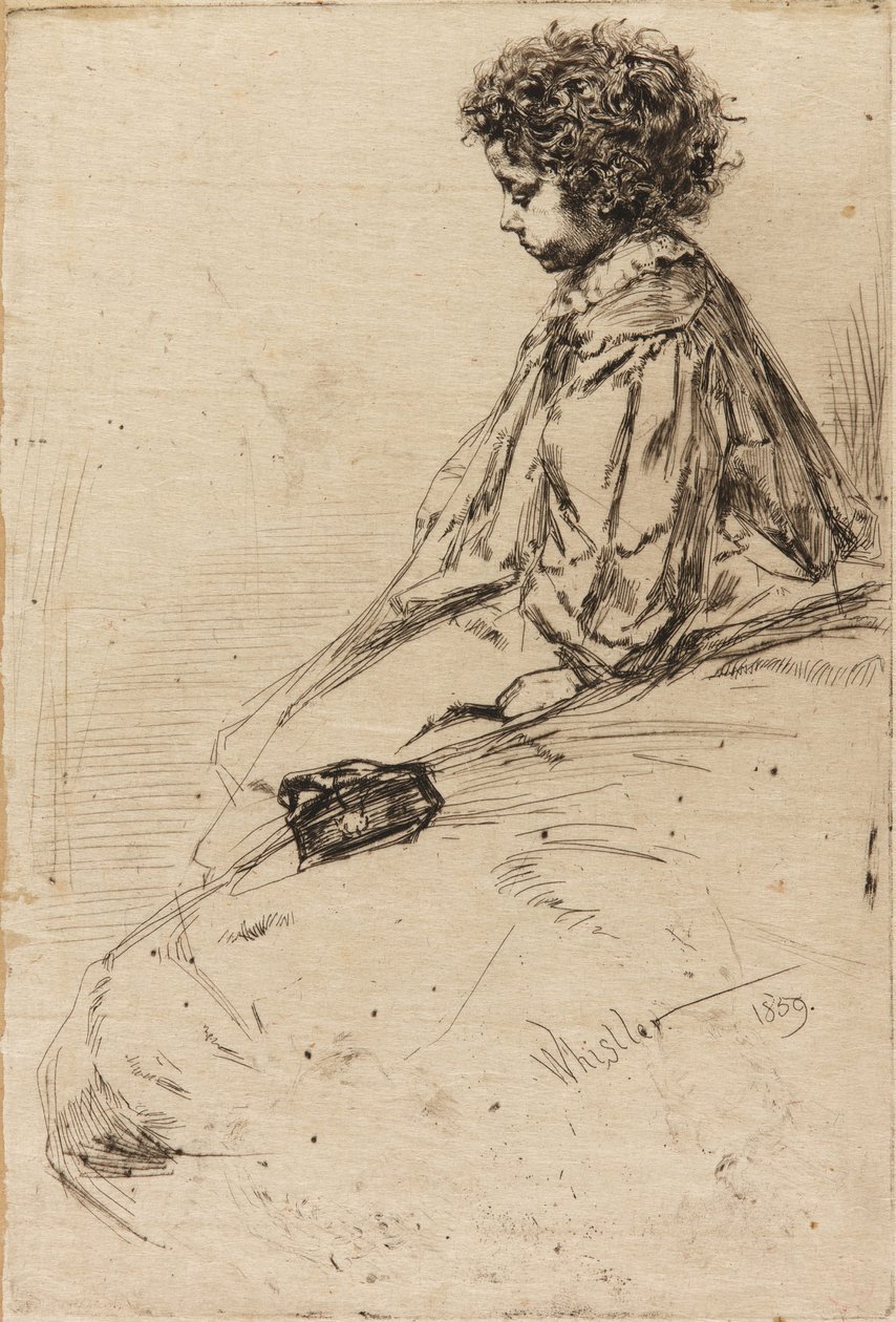 Bibi Lalouette af James Abbott McNeill Whistler