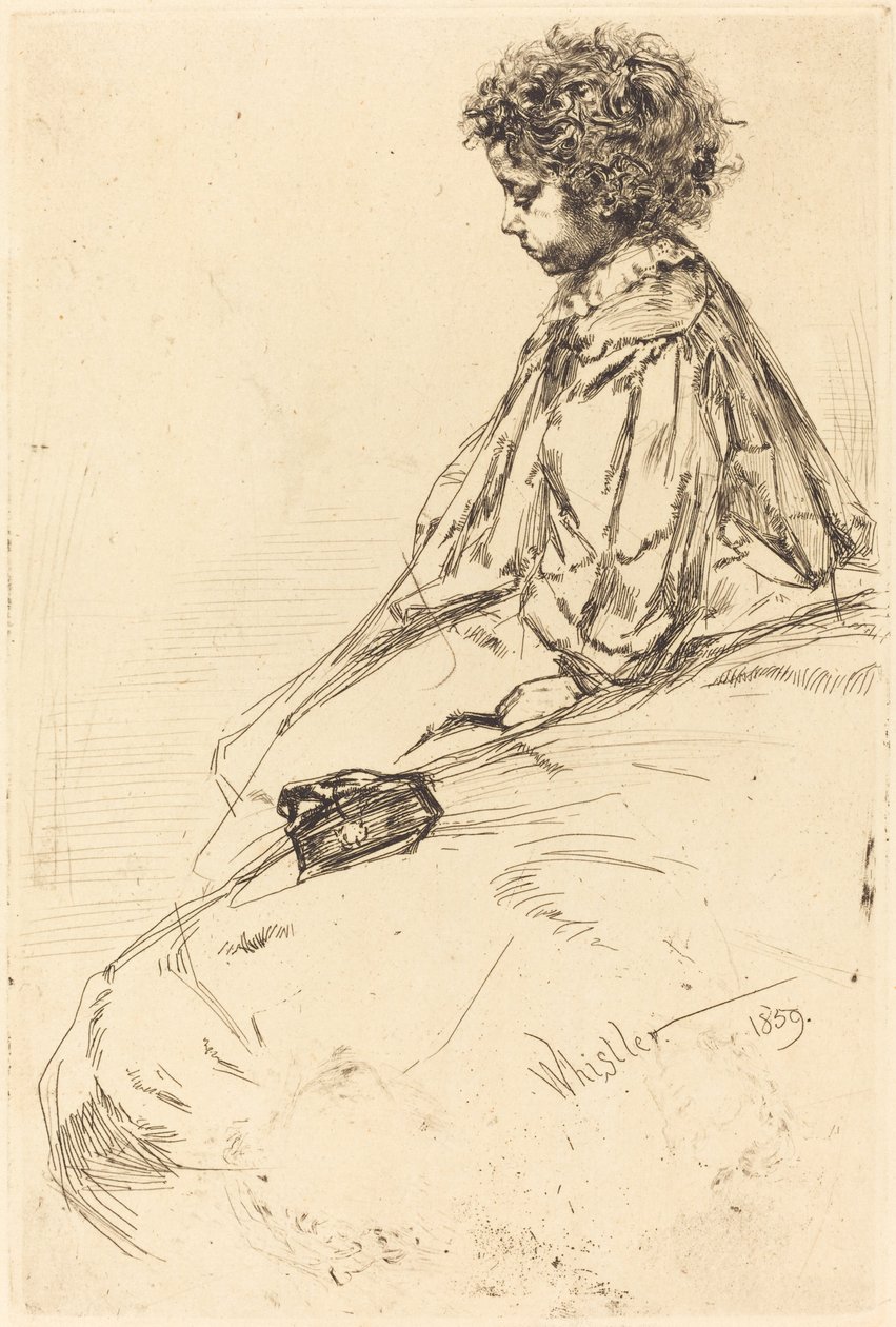Bibi Lalouette af James Abbott McNeill Whistler