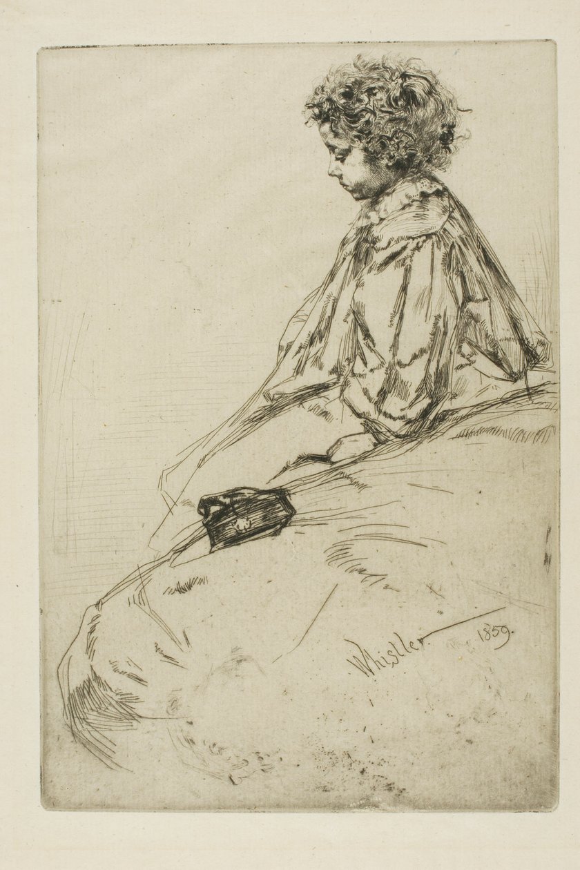 Bibi Lalouette af James Abbott McNeill Whistler