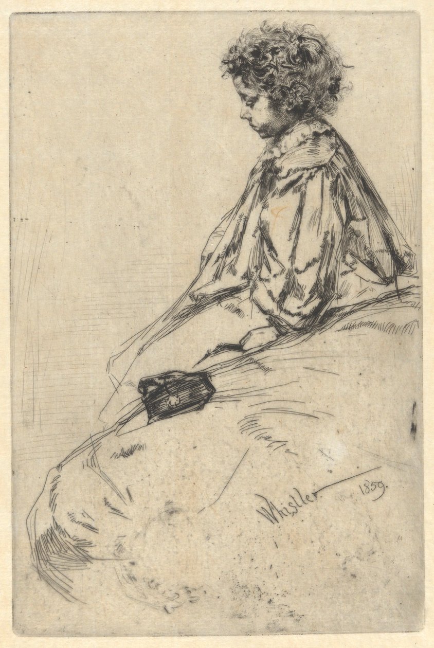 Bibi Lalouette af James Abbott McNeill Whistler