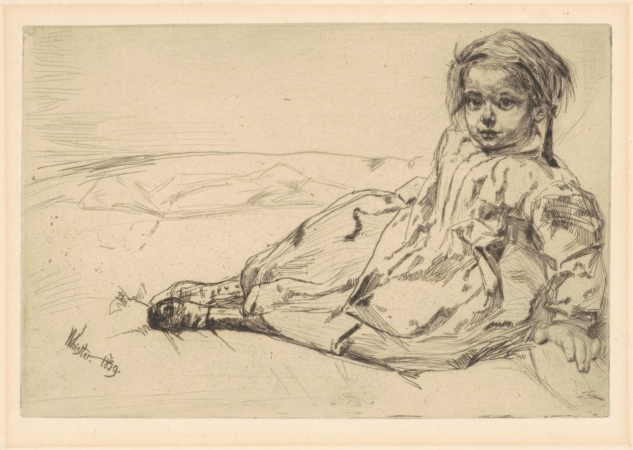 Bibi Valentin af James Abbott McNeill Whistler