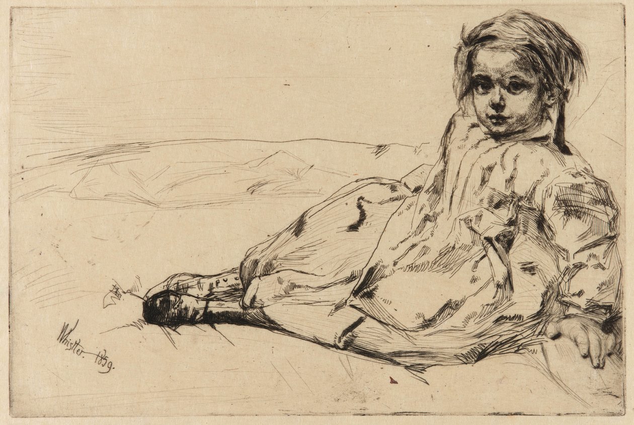 Bibi Valentin af James Abbott McNeill Whistler