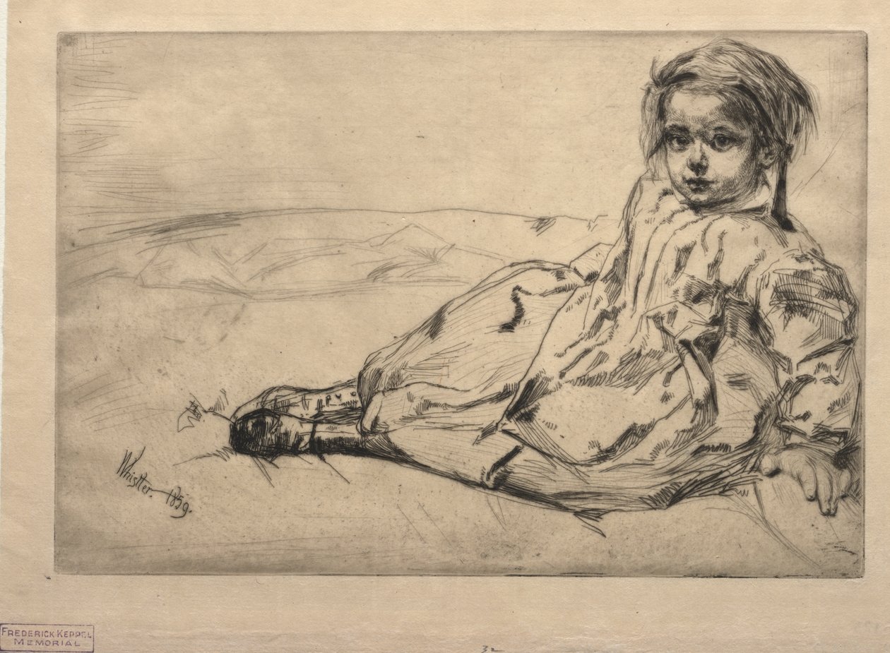 Bibi Valentin af James Abbott McNeill Whistler
