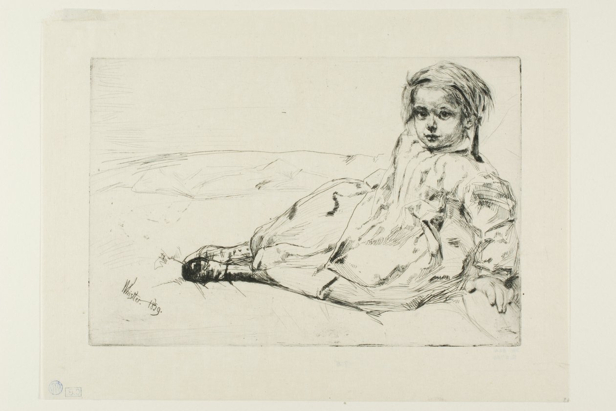 Bibi Valentin af James Abbott McNeill Whistler