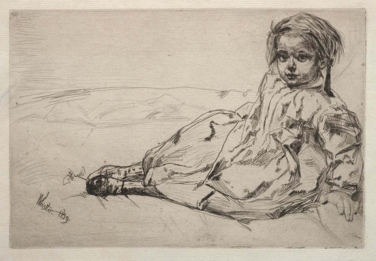 Bibi Valentine af James McNeill Whistler