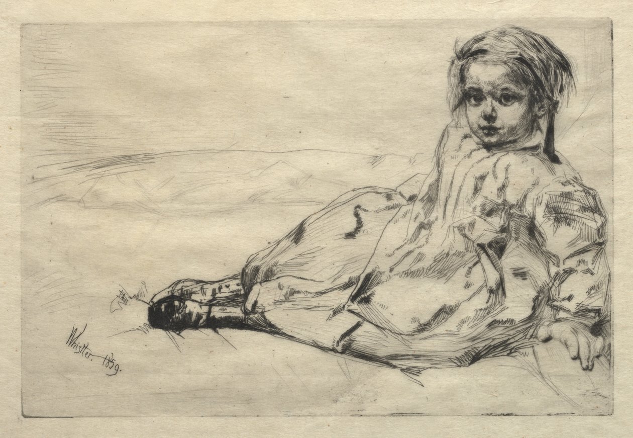 Bibi Valentin af James McNeill Whistler
