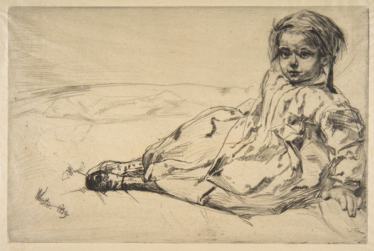Bibi Valentin af James McNeill Whistler
