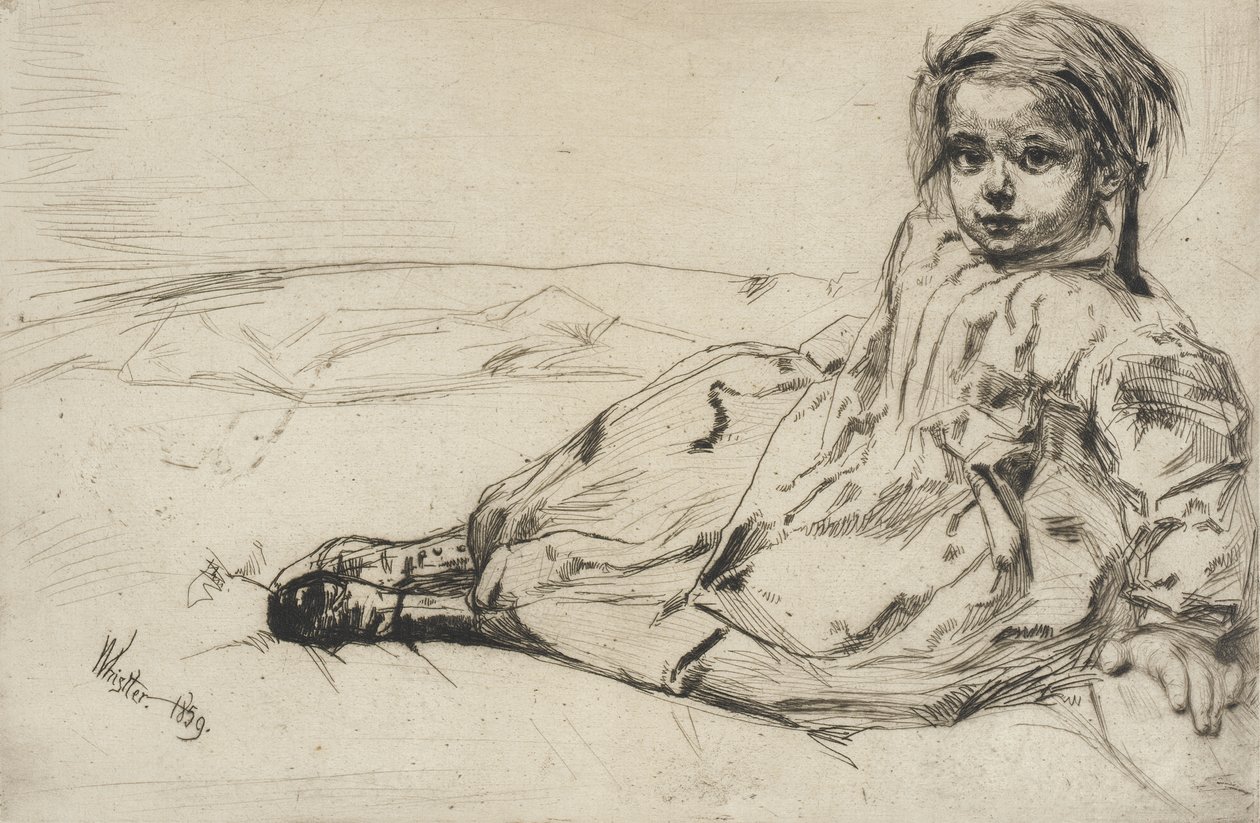 Bibi Valentin af James McNeill Whistler