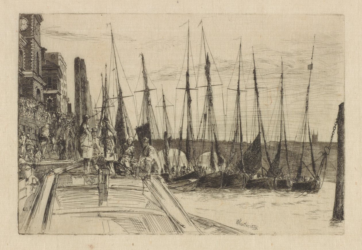 Billingsgate af James Abbott McNeill Whistler