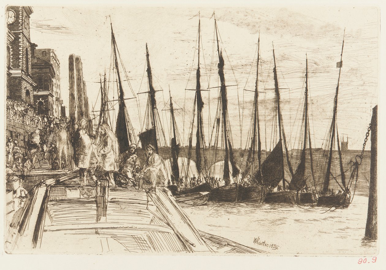 Billingsgate af James Abbott McNeill Whistler