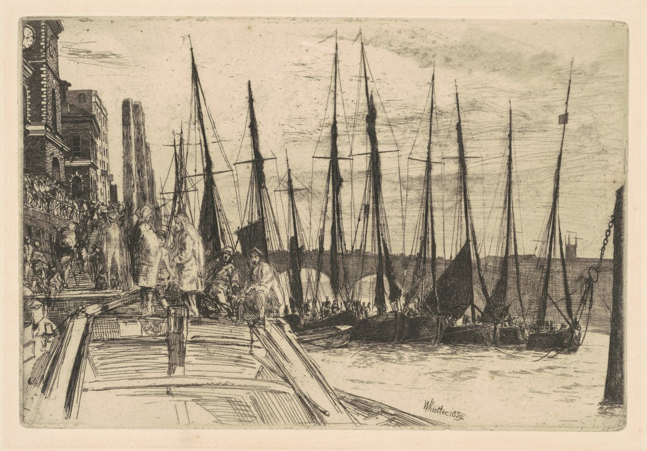 Billingsgate af James Abbott McNeill Whistler