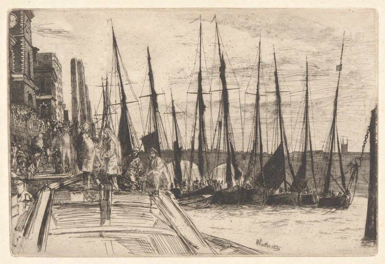Billingsgate af James Abbott McNeill Whistler