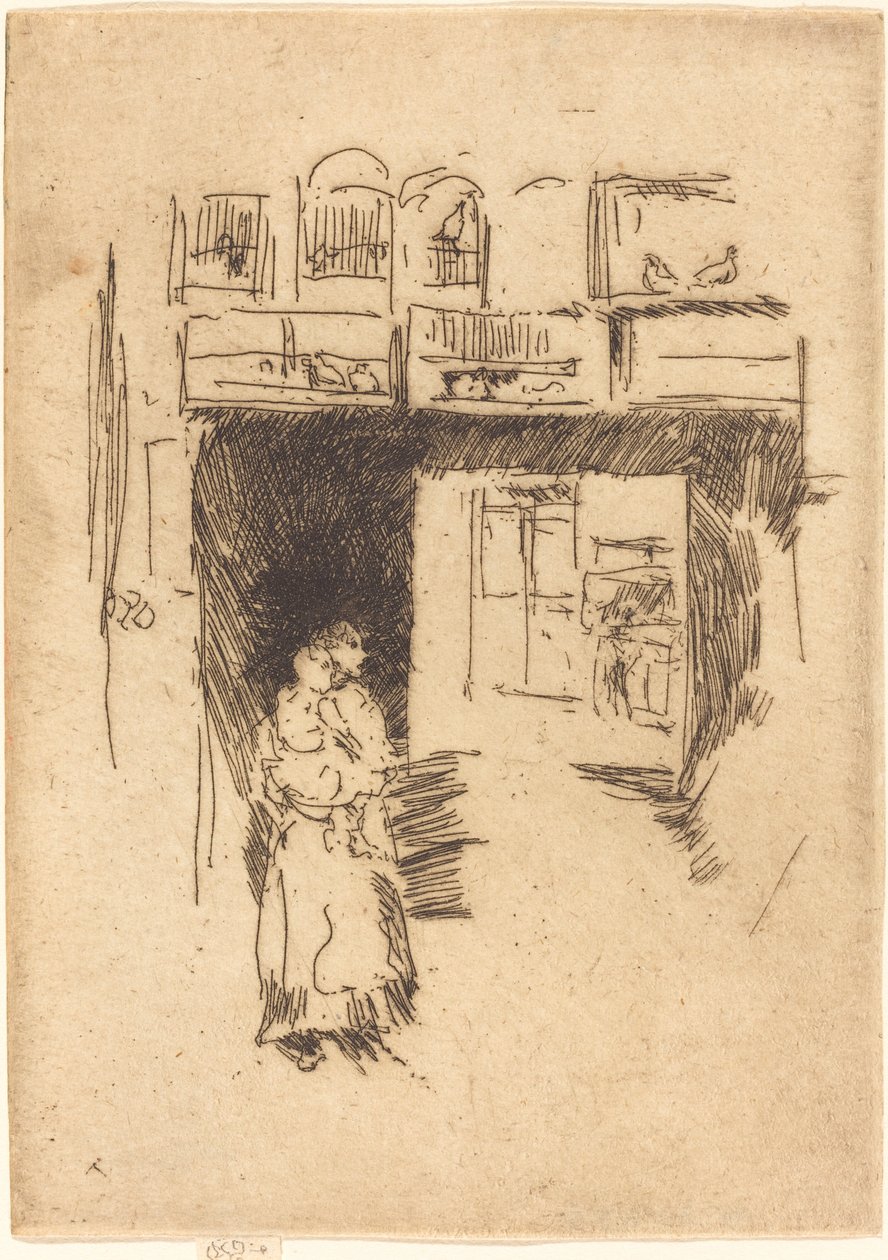 Fuglebure, Drury Lane af James Abbott McNeill Whistler