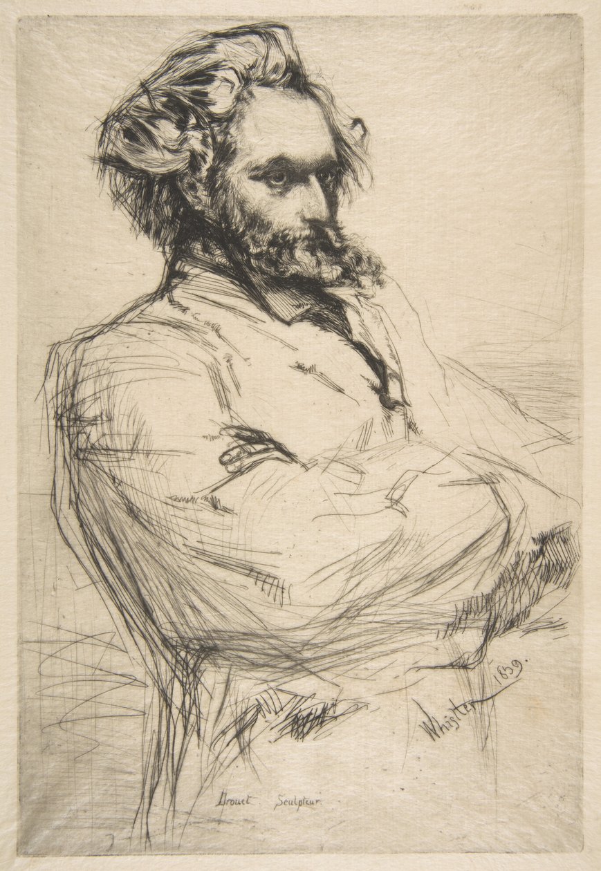 C.L. Drouet, billedhugger af James McNeill Whistler