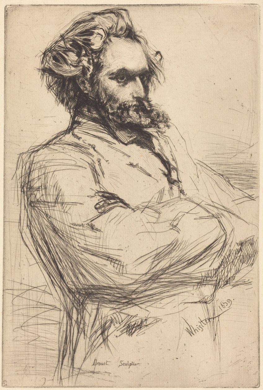 C. L. Drouet, billedhugger af James McNeill Whistler