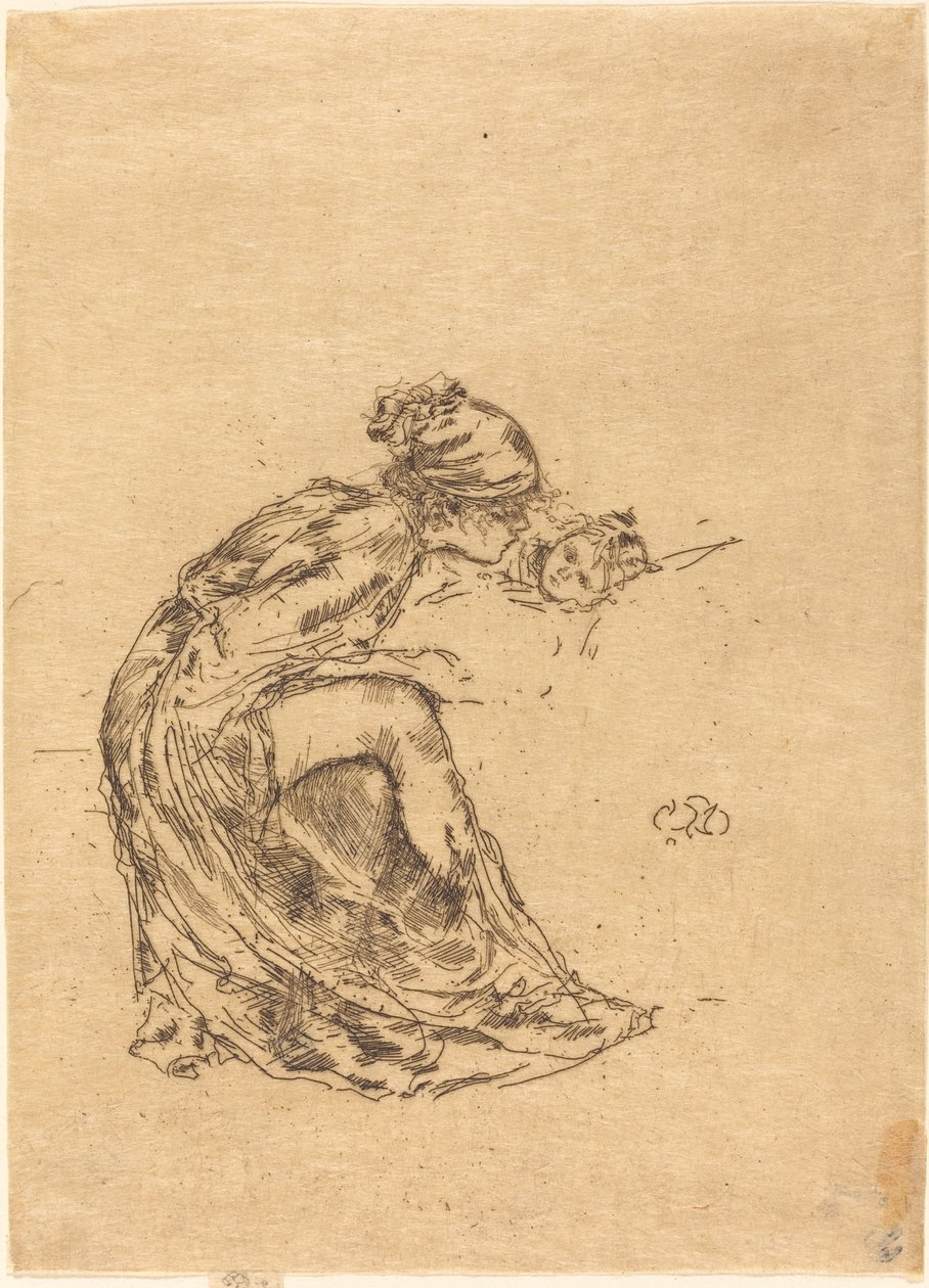 Cameo, No.I af James Abbott McNeill Whistler