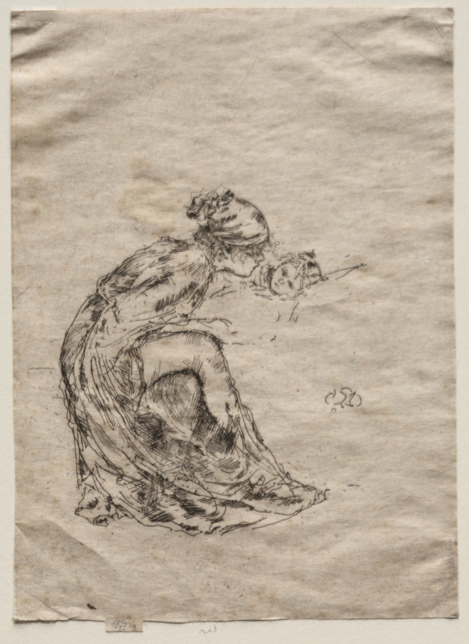 Cameo, nr. 1 (Mor og barn) af James McNeill Whistler