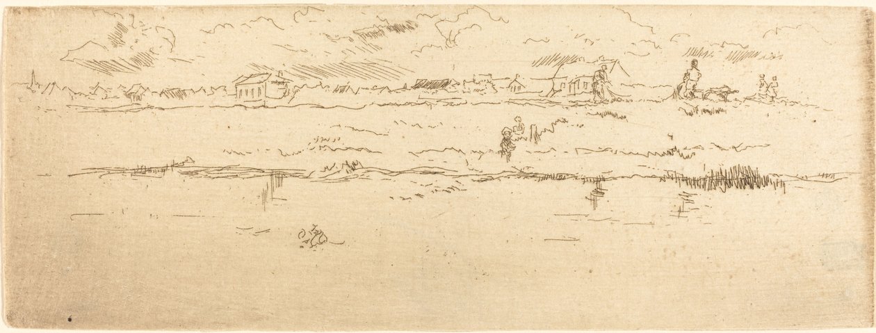 Kanal, Oostende af James Abbott McNeill Whistler