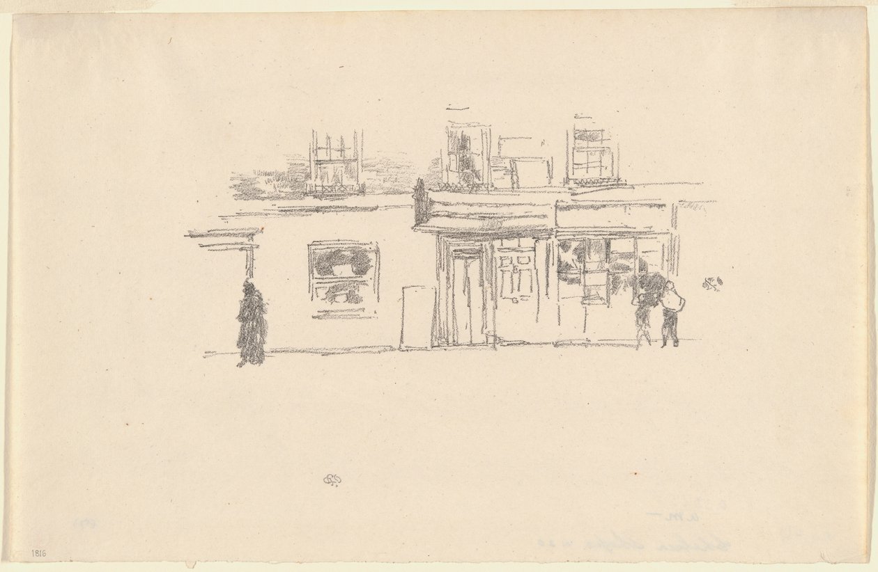 Chelsea butikker af James Abbott McNeill Whistler