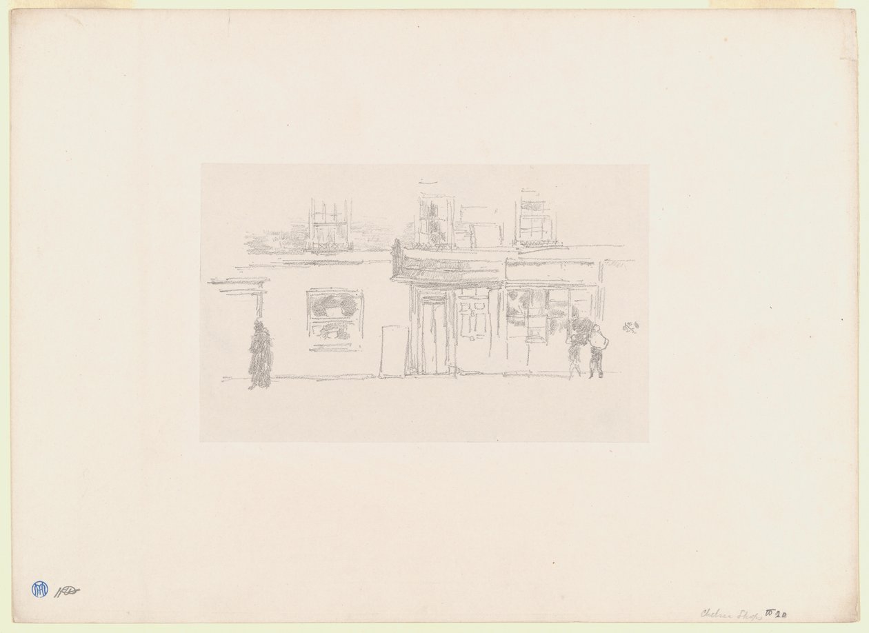 Chelsea butikker af James Abbott McNeill Whistler