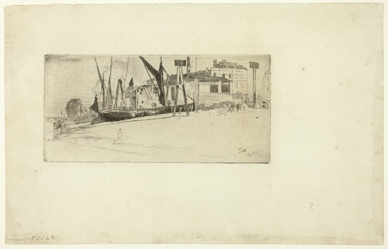 Chelsea Wharf af James Abbott McNeill Whistler