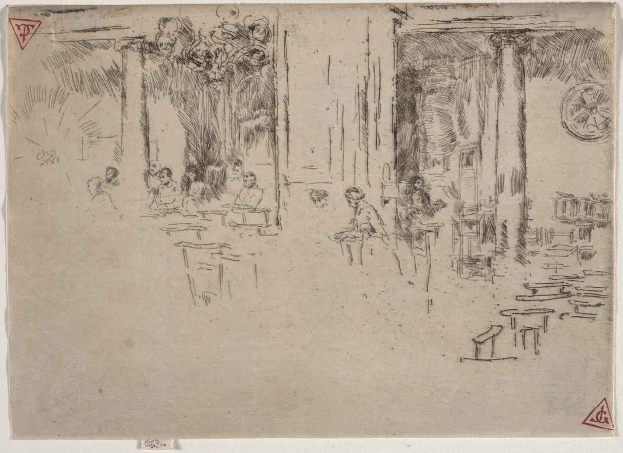 Kirke, Bruxelles af James McNeill Whistler