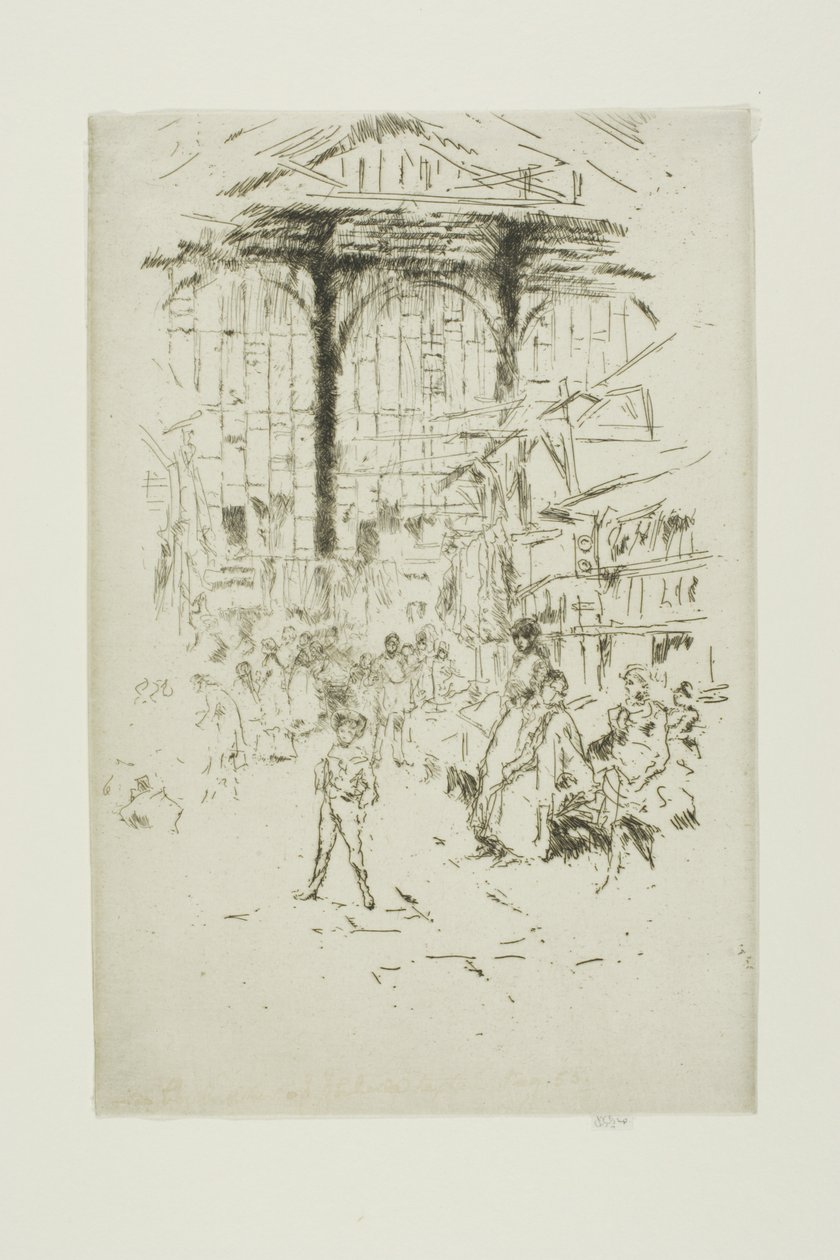 Tøj-udveksling, Houndsditch, nr. 2 af James Abbott McNeill Whistler