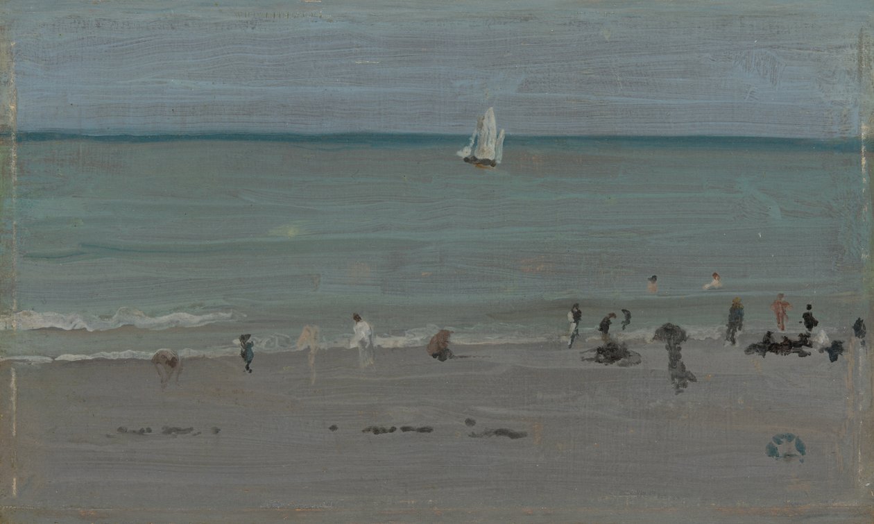 Kystscene, Badegæster af James Abbott McNeill Whistler