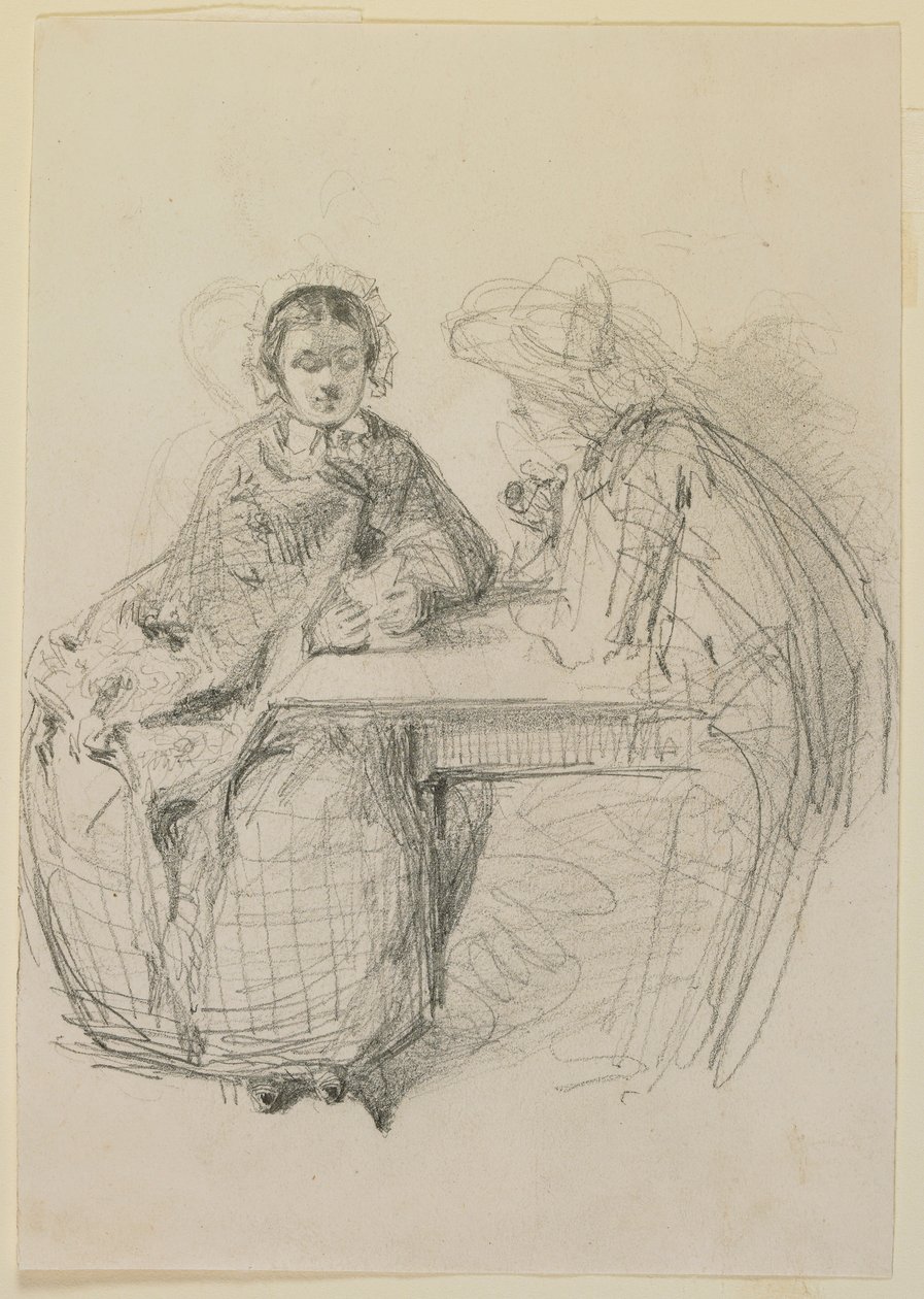 Par sidder ved et bord af James Abbott McNeill Whistler
