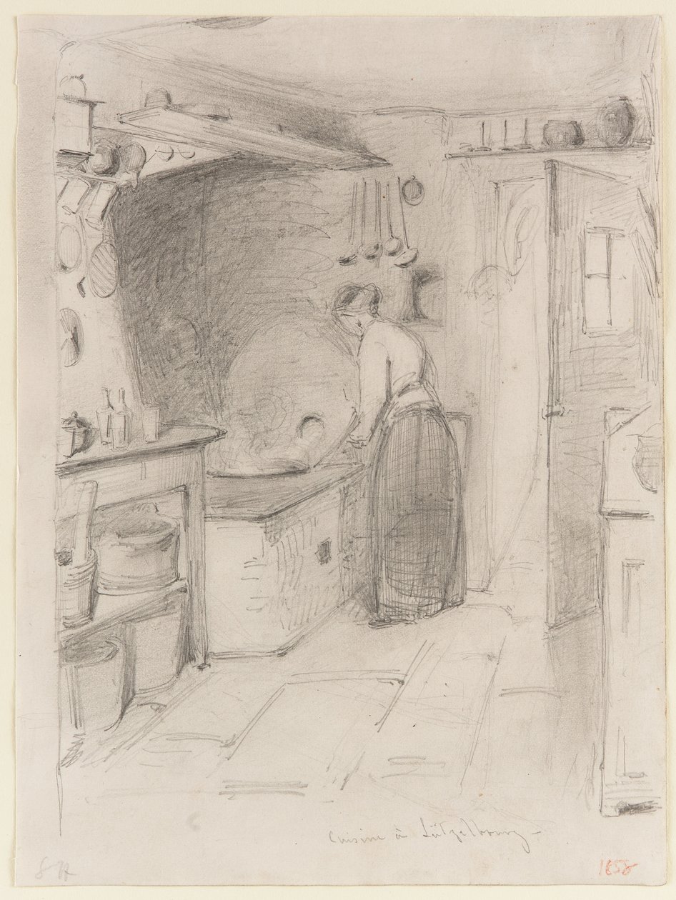 Køkken i Lutzelbourg af James Abbott McNeill Whistler