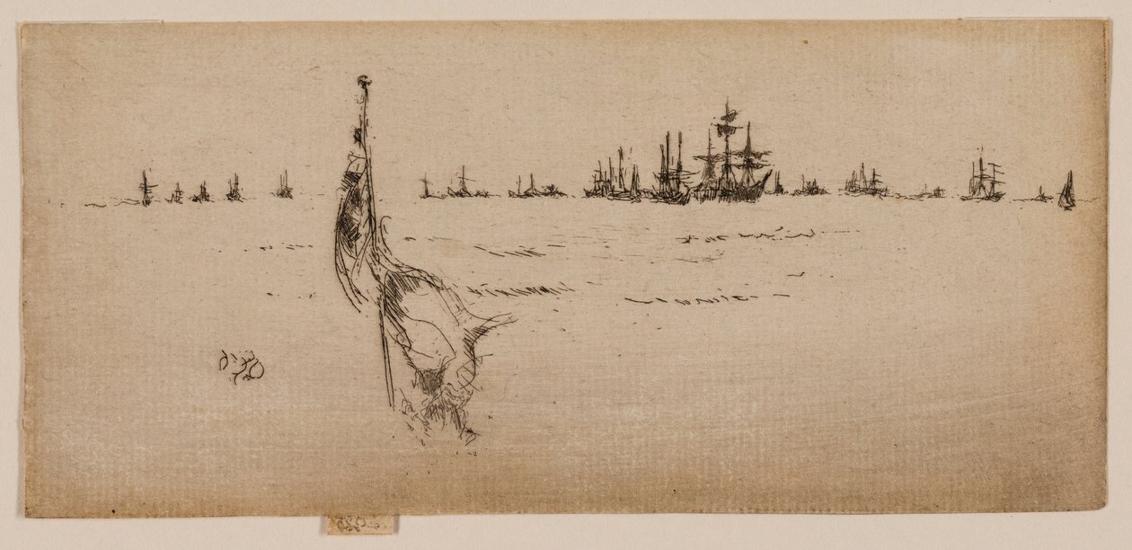 Dypning af flaget af James McNeill Whistler