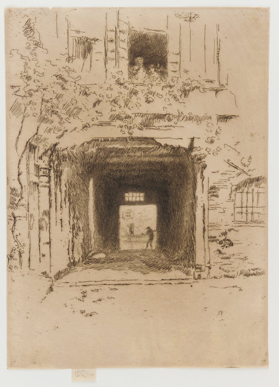 Døråbning og Vine af James Abbott McNeill Whistler