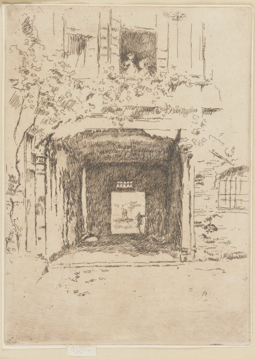 Døråbning og Vine af James Abbott McNeill Whistler