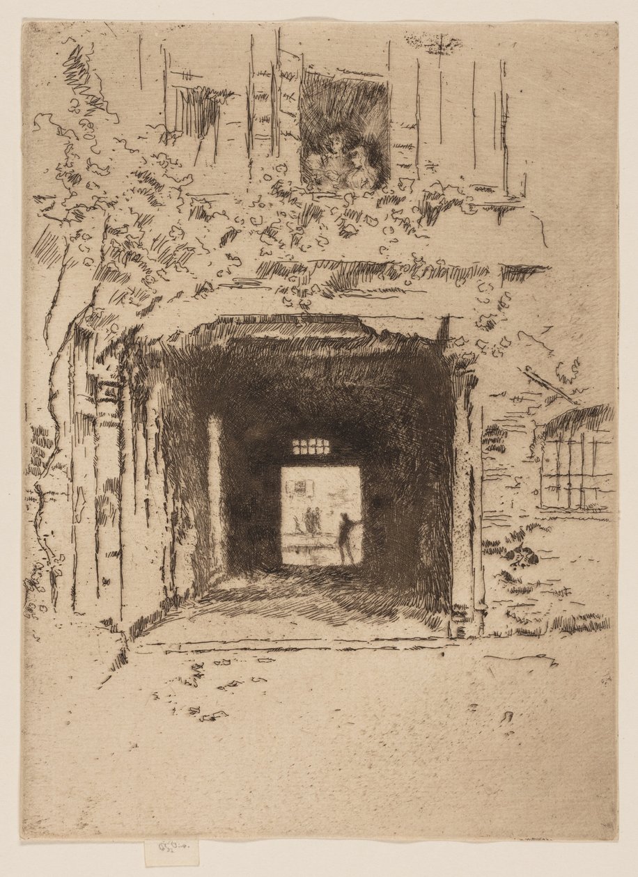 Døråbning og vinranke af James McNeill Whistler