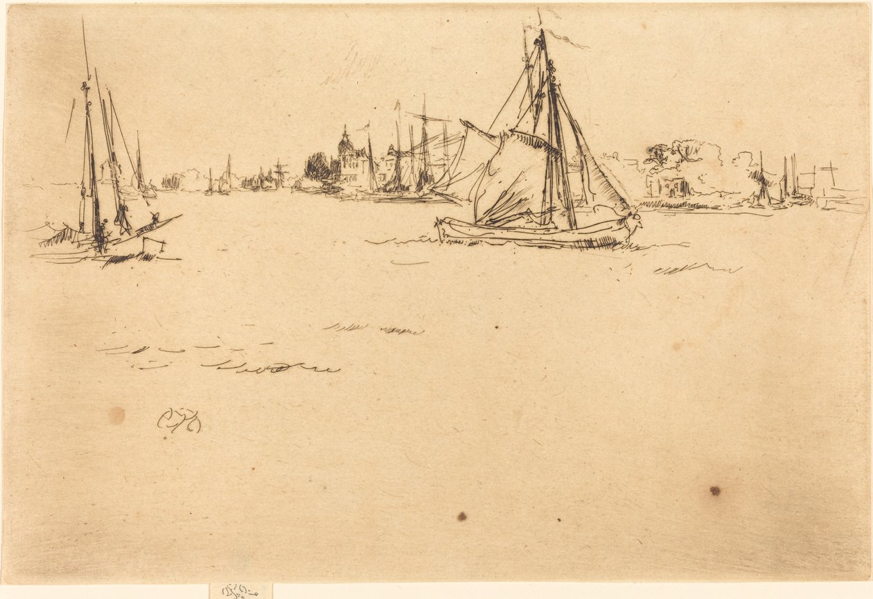 Dordrecht af James Abbott McNeill Whistler